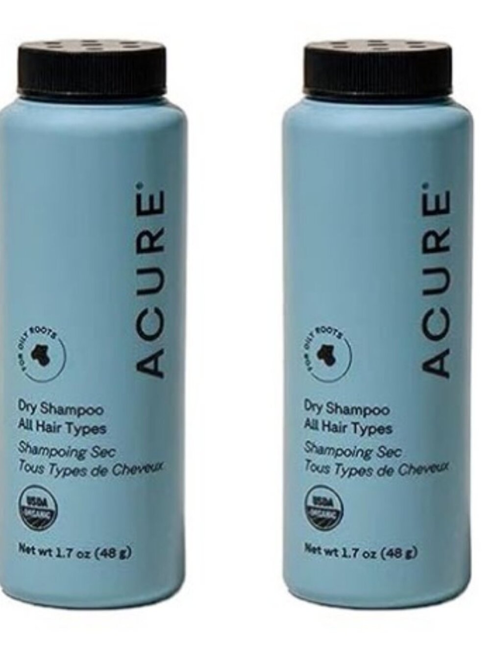 Acure Dry Shampoo for All Hair Types 2 pk Unisex